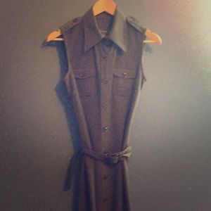 Long size six dark grey dress